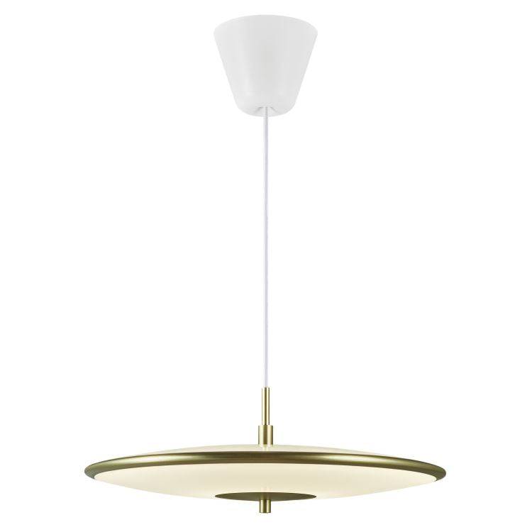 DftP Blanche 42 Pendant Brass - Comet Lighting