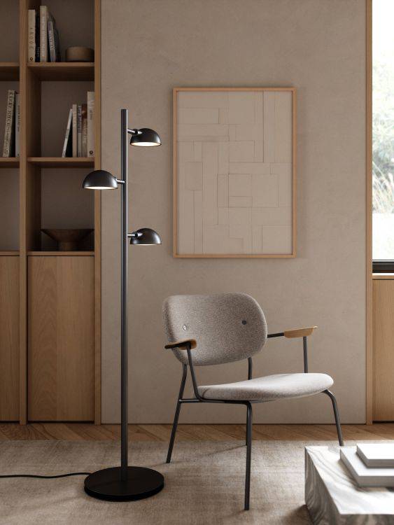 DftP Nomi Floor lamp Black - Comet Lighting