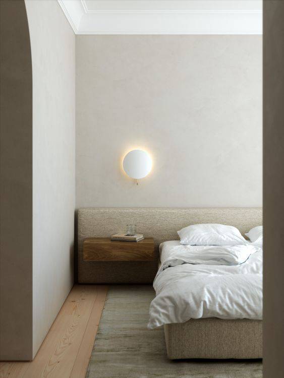 DftP Spargo Wall light White/Brass - Comet Lighting