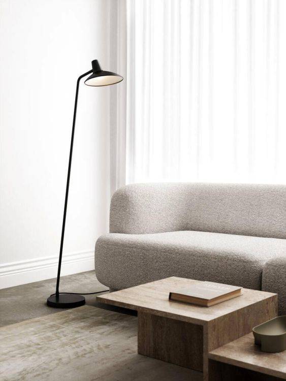 Nordlux Darci Floor Lamp Black - Comet Lighting