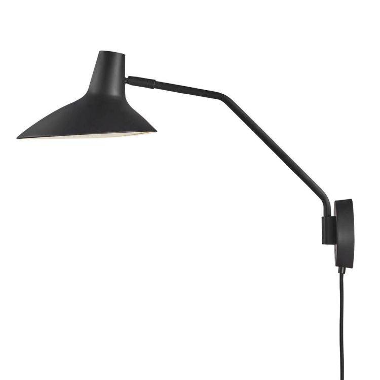 Nordlux Darci Wall Light Black - Comet Lighting