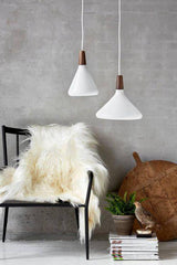 Nordlux Nori 18 Pendant Ceiling Light Opal White Glass - Comet Lighting