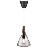 Nordlux Nori 18 Pendant Ceiling Light Smoked Glass - Comet Lighting