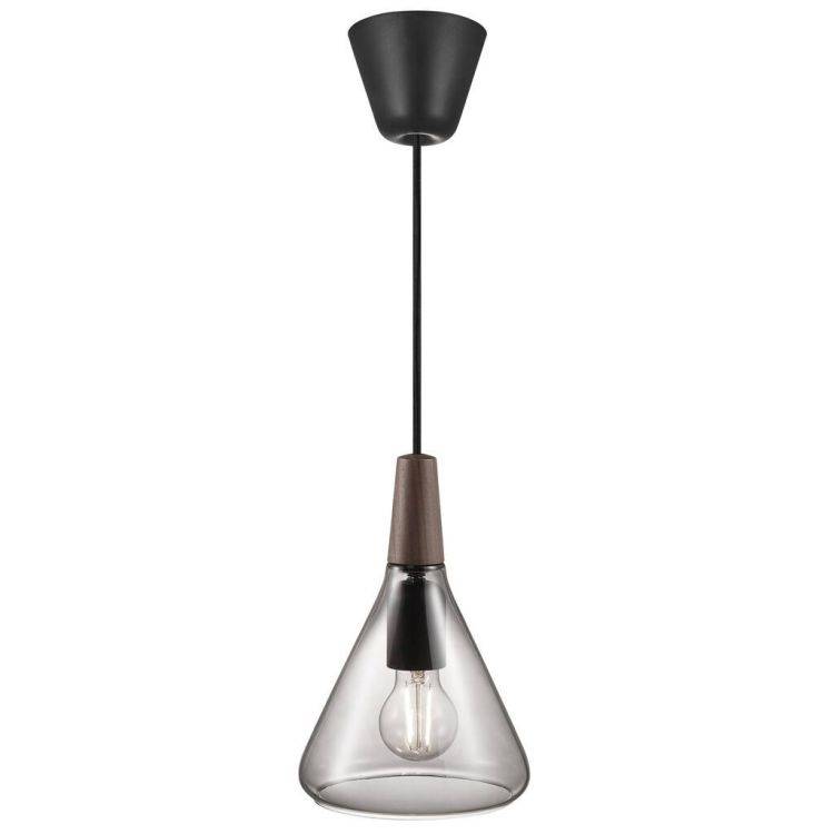 Nordlux Nori 18 Pendant Ceiling Light Smoked Glass - Comet Lighting