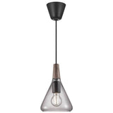 Nordlux Nori 18 Pendant Ceiling Light Smoked Glass - Comet Lighting