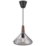 Nordlux Nori 27 Pendant Ceiling Light Smoked Glass - Comet Lighting