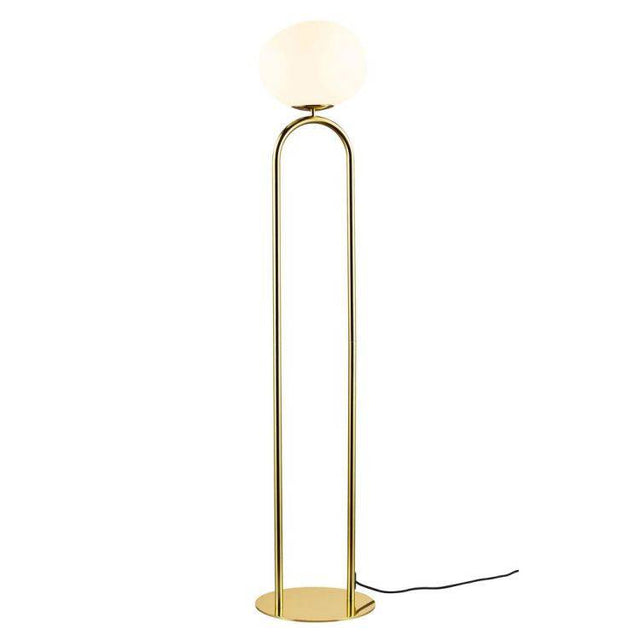 Nordlux Shapes Floor Lamp Brass - Comet Lighting