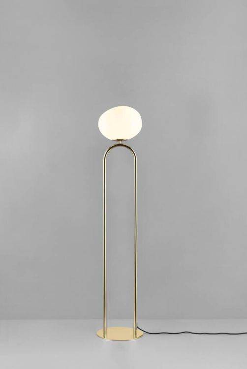 Nordlux Shapes Floor Lamp Brass - Comet Lighting