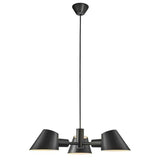 Nordlux Stay 3Lt Pendant Ceiling Light Black - Comet Lighting