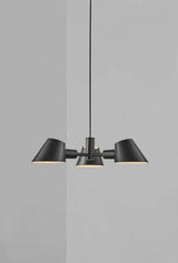 Nordlux Stay 3Lt Pendant Ceiling Light Black - Comet Lighting