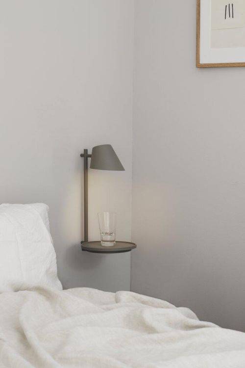 Nordlux Stay Wall Light Grey - Comet Lighting