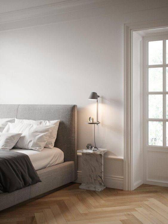 Nordlux Stay Wall Light Grey - Comet Lighting