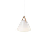 Nordlux Strap 27 Pendant Ceiling Light Opal White - Comet Lighting