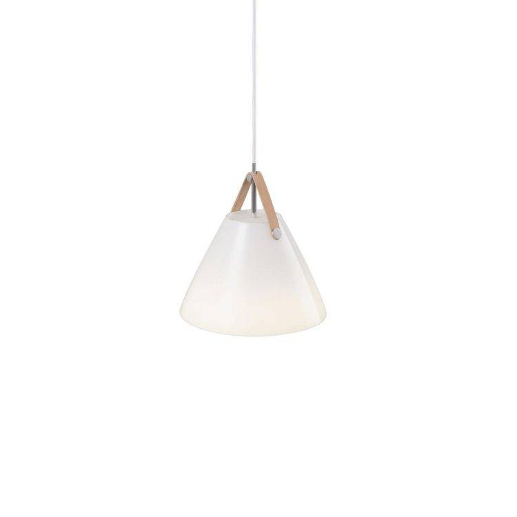 Nordlux Strap 27 Pendant Ceiling Light Opal White - Comet Lighting