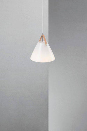 Nordlux Strap 27 Pendant Ceiling Light Opal White - Comet Lighting