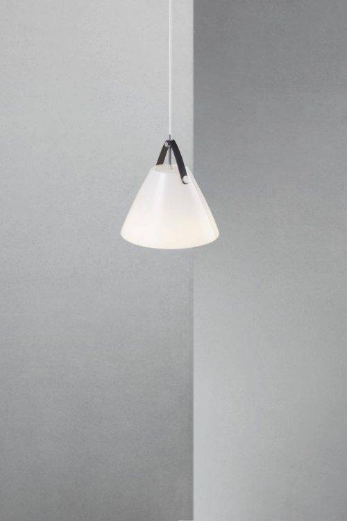 Nordlux Strap 27 Pendant Ceiling Light Opal White - Comet Lighting