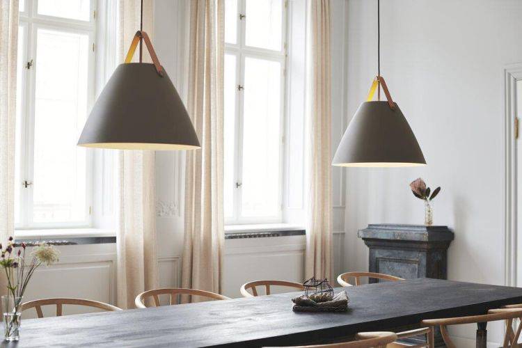 Nordlux Strap 48 Pendant Ceiling Light Biege - Comet Lighting