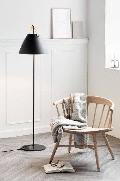 Nordlux Strap Floor Lamp Black - Comet Lighting