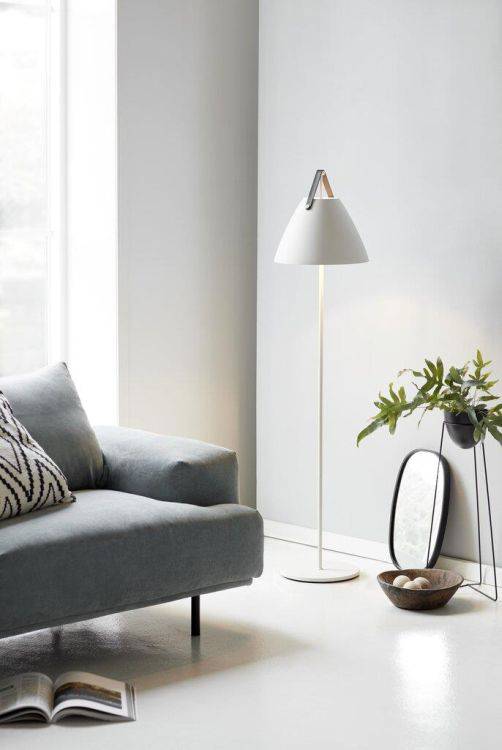 Nordlux Strap Floor Lamp White - Comet Lighting