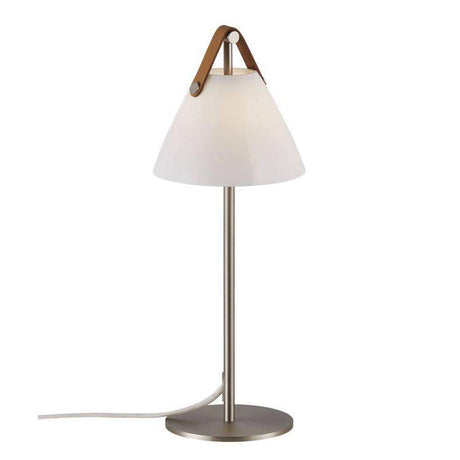 Nordlux Strap Table Lamp Nickel - Comet Lighting