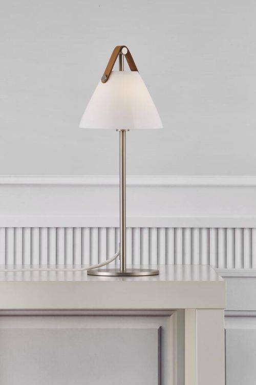 Nordlux Strap Table Lamp Nickel - Comet Lighting