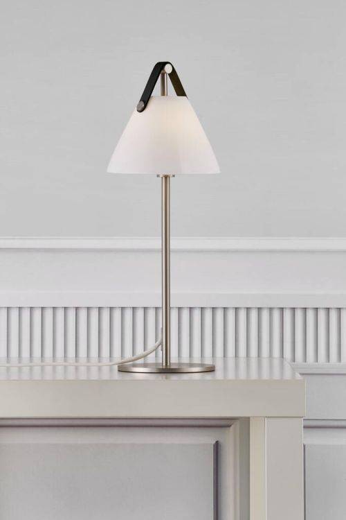 Nordlux Strap Table Lamp Nickel - Comet Lighting