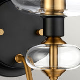 Armand 1 Light Wall Light - Aged Brass - Comet Lighting
