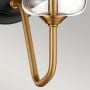 Armand 1 Light Wall Light - Aged Brass