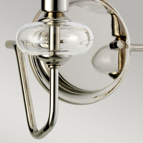 Armand 2 Light Wall Light - Polished Nickel