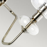 Armand 2 Light Wall Light - Polished Nickel