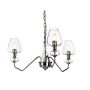 Armand 3 Light Pendant - Polished Nickel