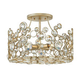 Anya 4 Light Semi Flush Mount - Comet Lighting