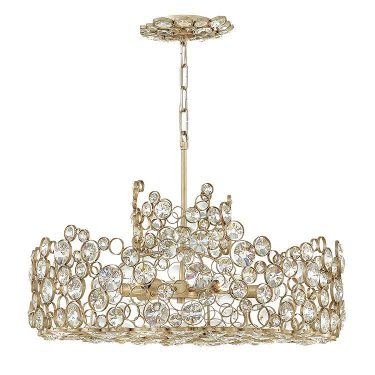 Anya 6 Light Chandelier - Comet Lighting