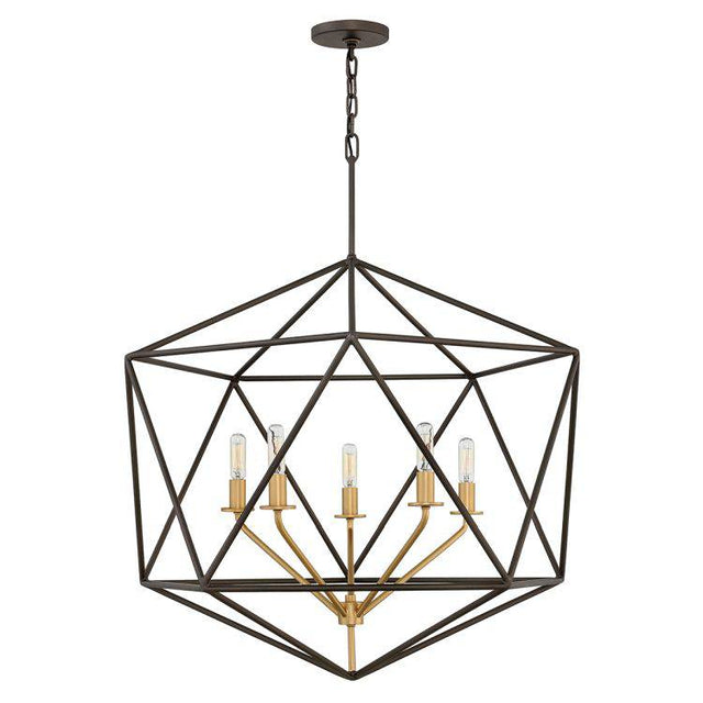 Astrid 5 Light Pendant Chandelier - Comet Lighting