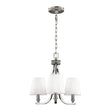 Pave 3 Light Chandelier - Comet Lighting