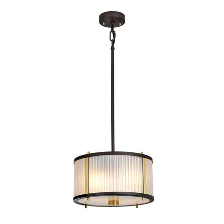 Corona 2 Light Pendant - Museum Bronze - Comet Lighting