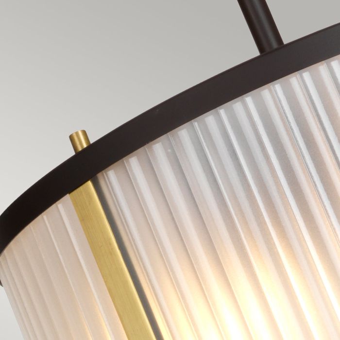 Corona 2 Light Pendant - Museum Bronze - Comet Lighting