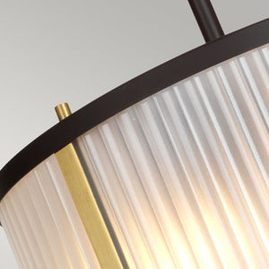 Corona 2 Light Pendant - Museum Bronze - Comet Lighting