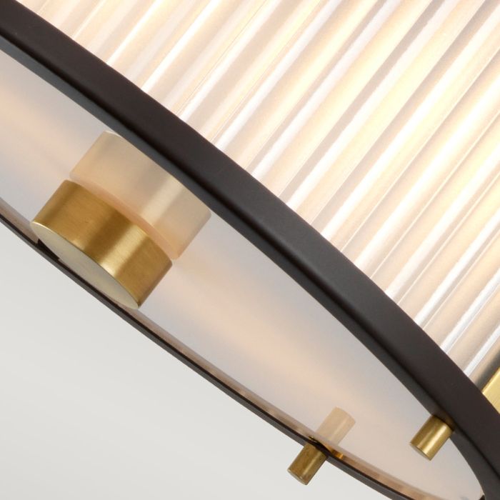 Corona 2 Light Pendant - Museum Bronze - Comet Lighting
