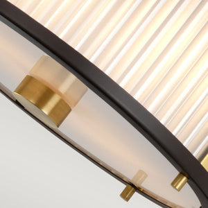 Corona 2 Light Pendant - Museum Bronze - Comet Lighting