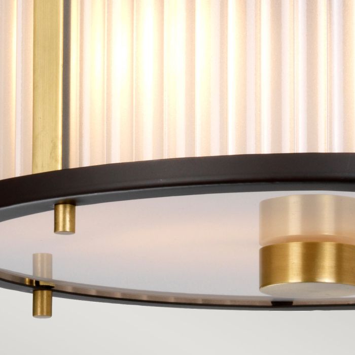 Corona 2 Light Pendant - Museum Bronze - Comet Lighting