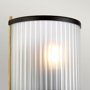Corona 1 Light Wall Light - Museum Bronze - Comet Lighting