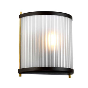 Corona 1 Light Wall Light - Museum Bronze - Comet Lighting