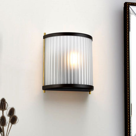 Corona 1 Light Wall Light - Museum Bronze - Comet Lighting