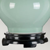 Harbin Gourd 1 Light Table Lamp With Tall Empire - Celadon