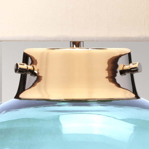Kara Table Lamp - Blue - Comet Lighting