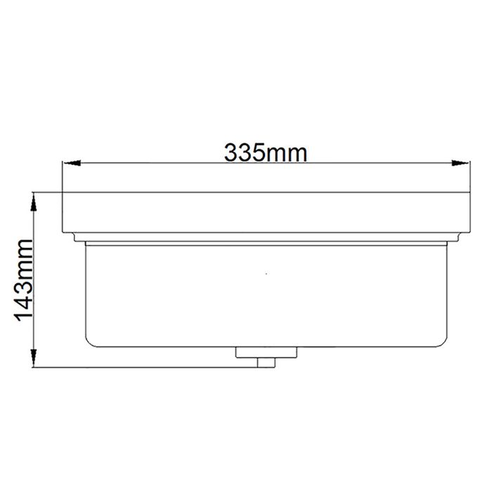 Kincaid 2 Light Flush Light - Comet Lighting
