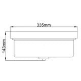 Kincaid 2 Light Flush Light - Comet Lighting