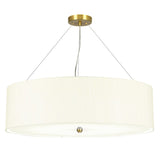 Pearce 30" Pendant with Aged Brass Ceiling Pan