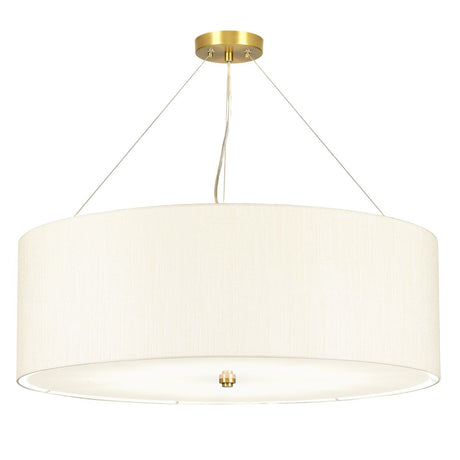 Pearce 34" Pendant with Aged Brass Ceiling Pan - Comet Lighting